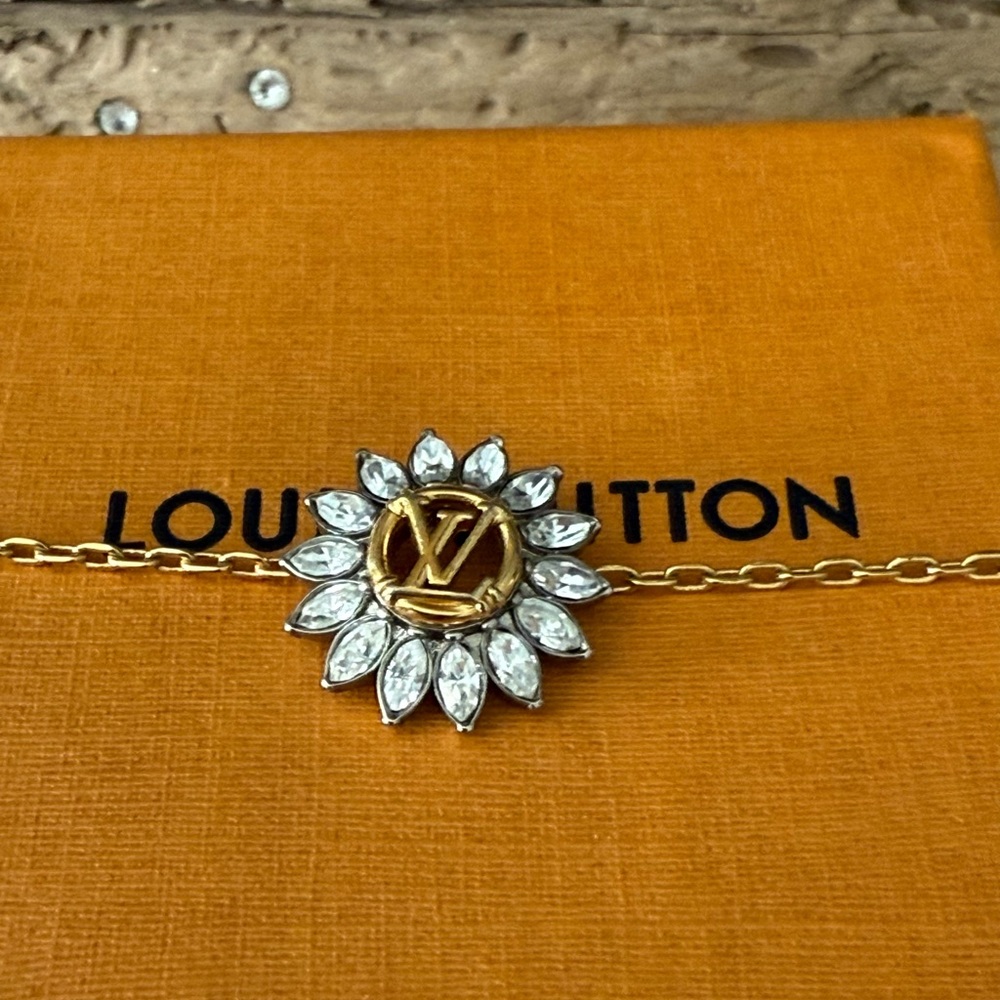 Louis Vuitton Gold & Crystal Starlight Bracelet